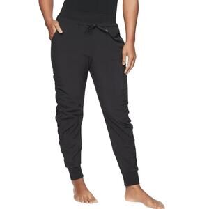 Athleta‎ Mid Rise Relaxed Fit Studio Attitude Black Pants Women's Size Small